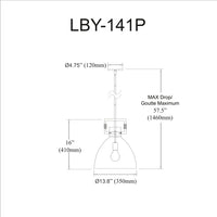 Liberty 1 Light LED Pendant