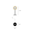 Lens Circular Table Lamp