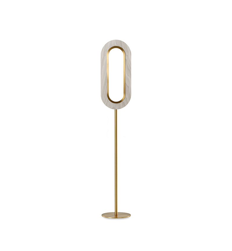 Lens Oval Floor Lamp