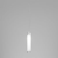 Lio Crystal White Glass Finish Suspension Light