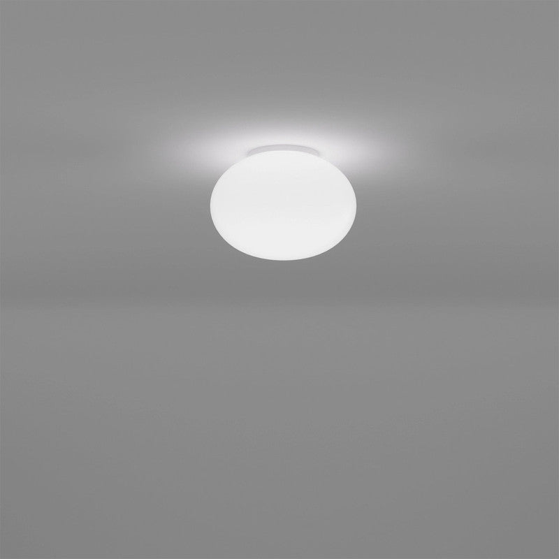 Lucciola 18 E12 Ul White Matt Glass Finish Glossy White Spotlight Light
