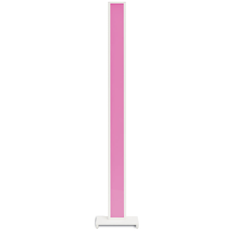 Tono LED floor lamp lit in pink, koncept lighting