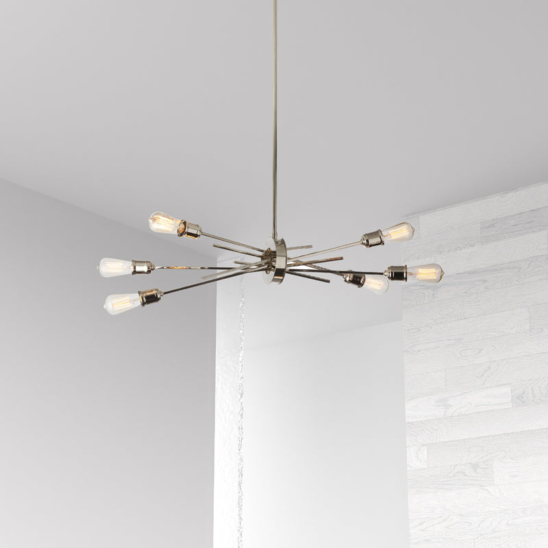 Nebraska 6 Light Horizontal Pendant