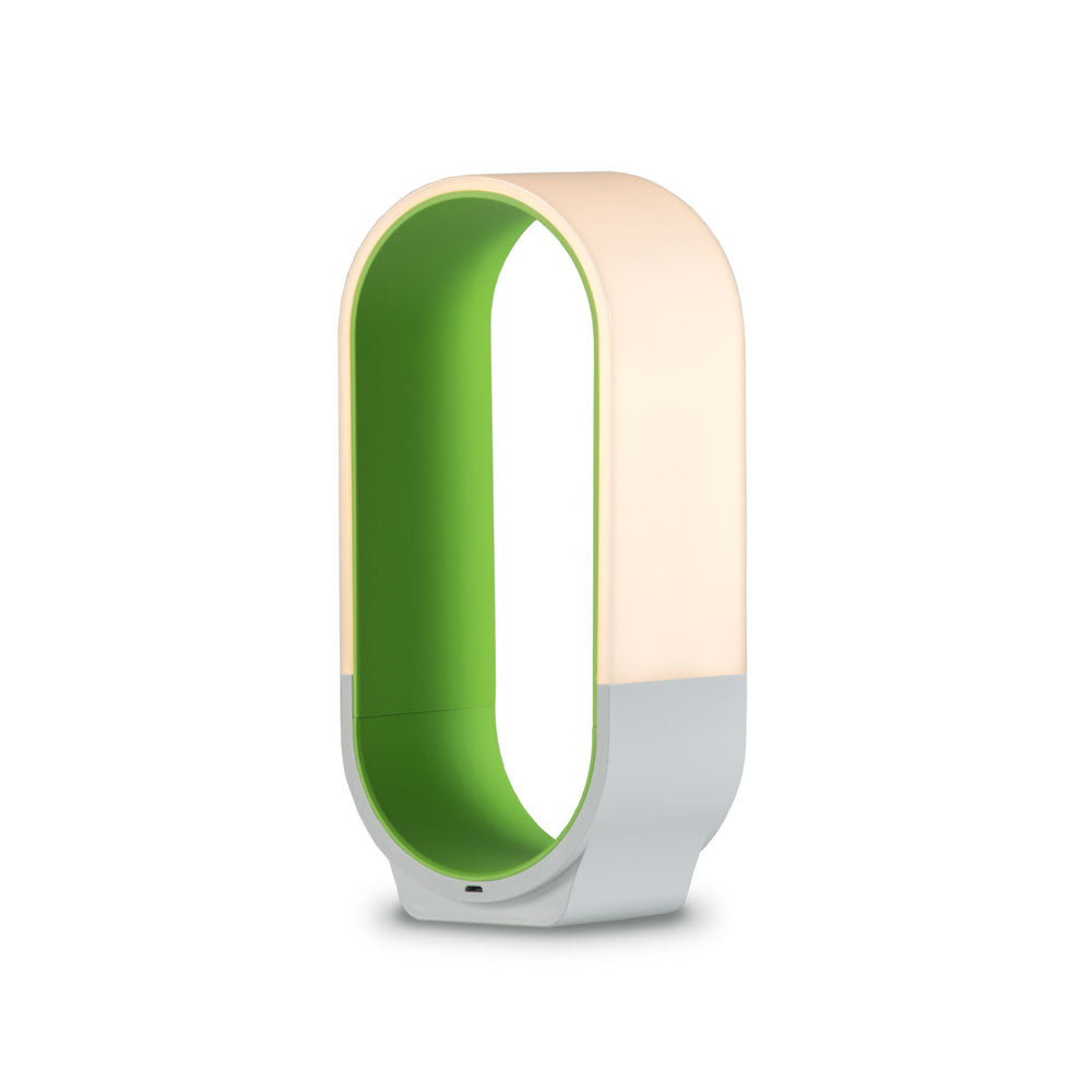 mr. Go portable LED lantern, soft green, Koncept lighting