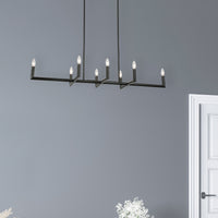 Nora 47 inch 8 Light Horiz Chandelier