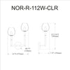 Nora 2 Light 14 inch Incandescent Wall Sconce