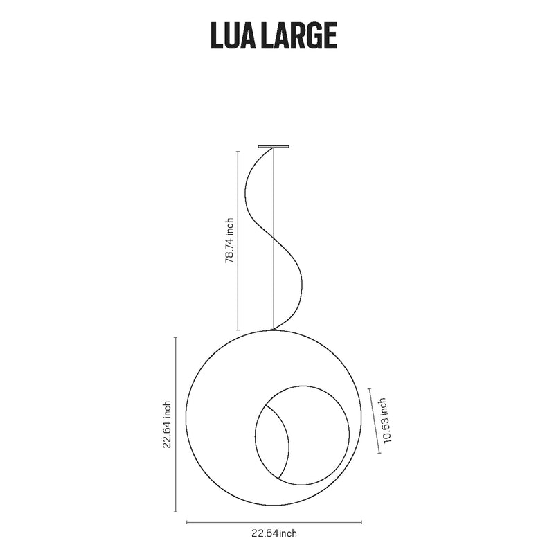Lua Large Pendant