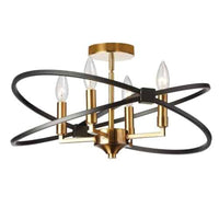 Paloma 4 Light Incandescent Semi Flush