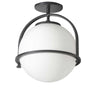 Paola 1 Light Incandescent Semi-Flush