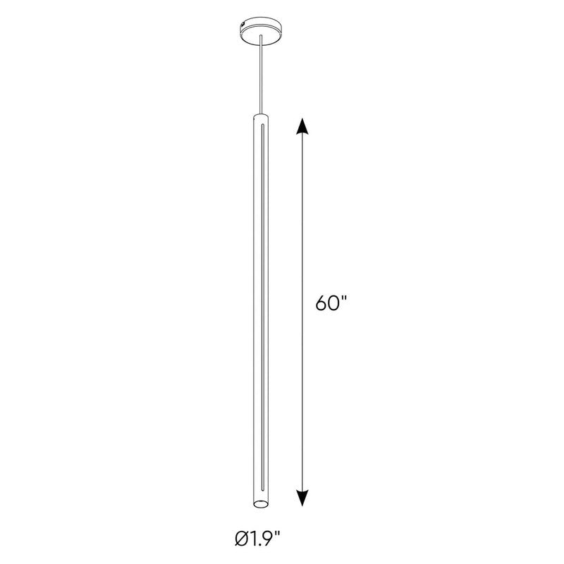 Dals 60" Cylindrical Pendant