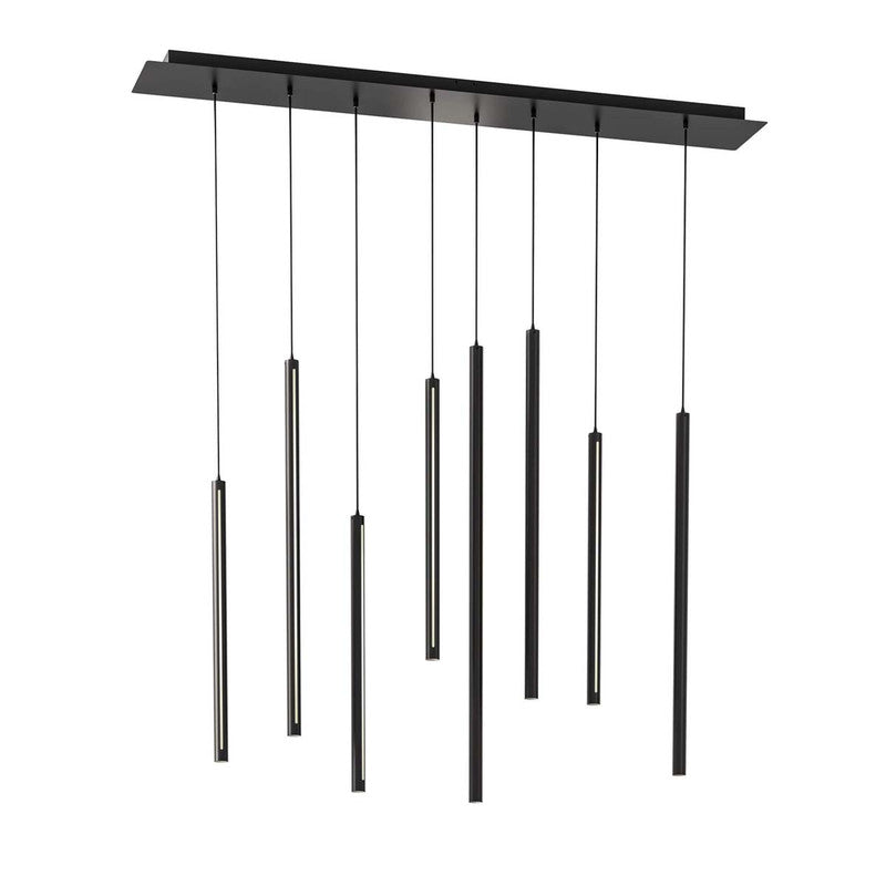 Dals 8 Cylindrical Pendant Rectangular Cluster