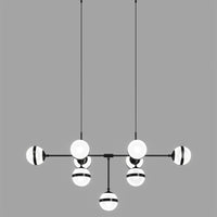 Peggy White Glossy Glass Finish Suspension Light