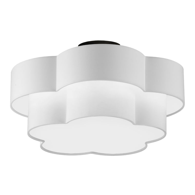 Phlox 3 Light Incan 2-Tier Flush Mount