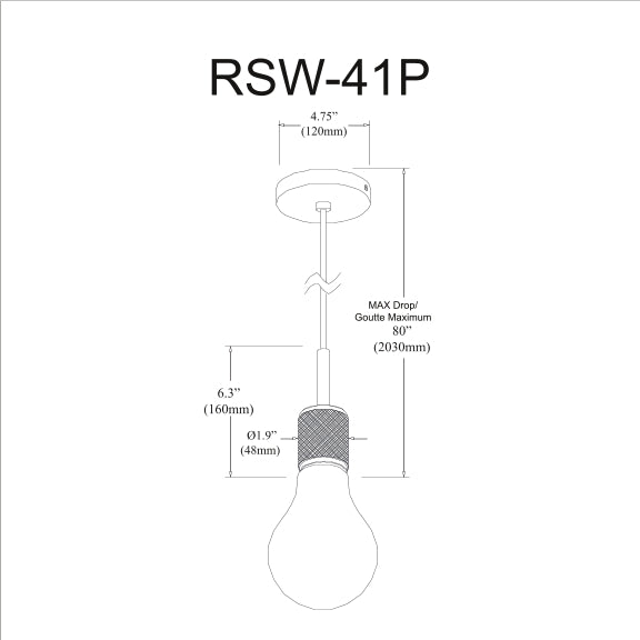 Roswell 1 Light 2 inch Led Pendant