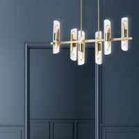 Samantha 12 Light Horiz Chandelier