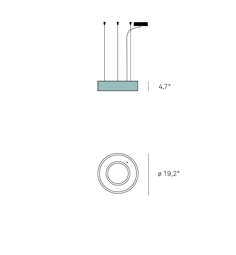 Saturnia LED Suspension