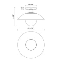 Francesca Semi Flush Mount