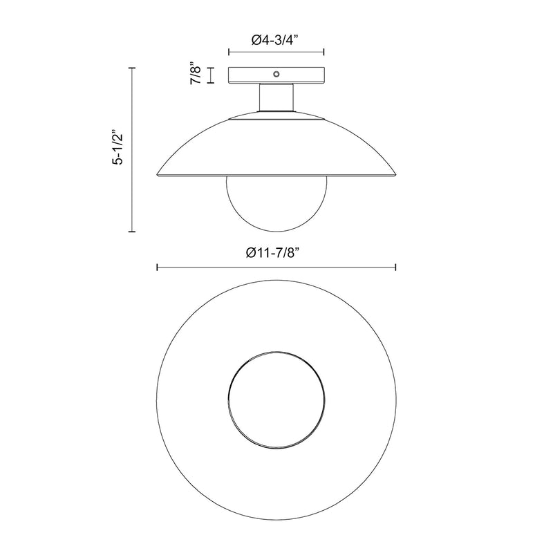 Francesca Semi Flush Mount