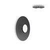 Sky Black Dome Flush Wall/Ceiling Mounted Metal