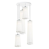 Solis Chandelier 24" For 5