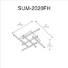 Summit 6 Light Flush Mount