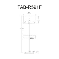 Tablero 1 Light Incandescent Rnd. Base Floor