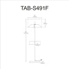 Tablero 1 Light Incandescent Sq. Base Floor