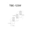 Tube 3 Light Incandescent Wall Mounted