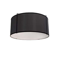 Trapezoid 2 Light Drum Flush Mount