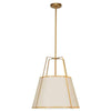 Trapezoid 1 Light Gold Pendant