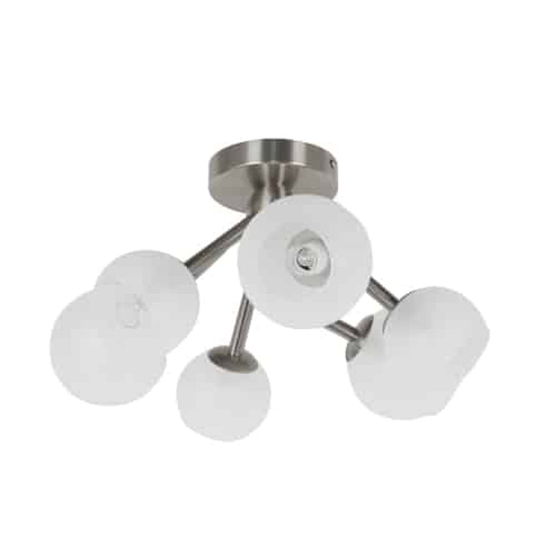 Tanglewood 6 Light Halogen Semi Flush