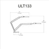 Ultima Fluorescent Extended Reach Desk Lamp