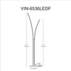 Vincent 34W Floor Lamp