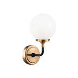 Particles Single Globe Wall Sconce