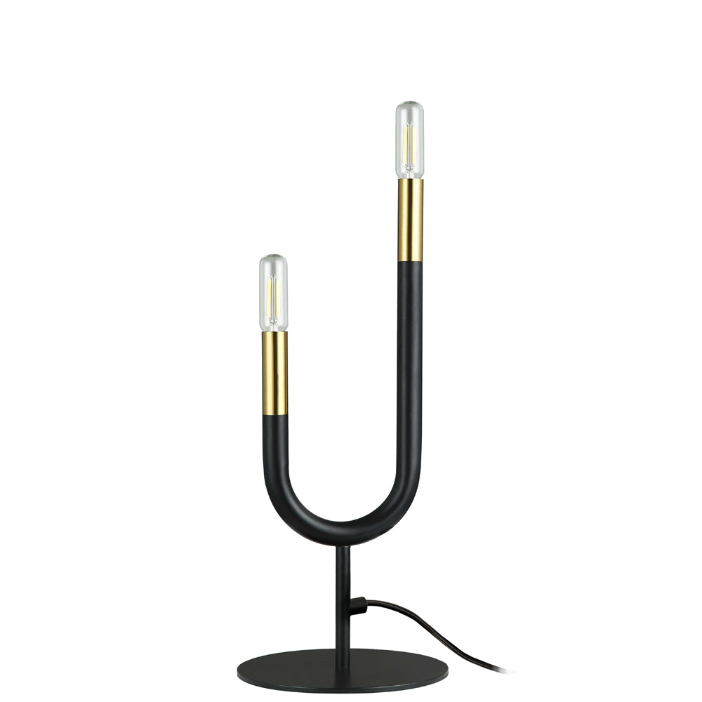 Wand 2 Light Incandescent Table Lamp