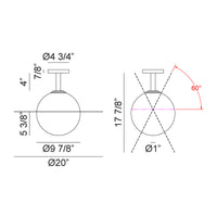 Saturn Flush Mounts