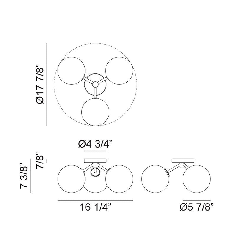 Novo Semi Flush