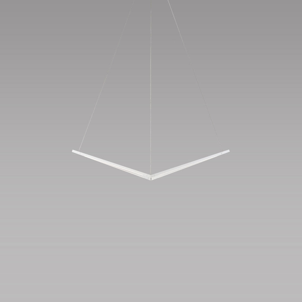 z-bar bird pendant, matte white, led, koncept lighting