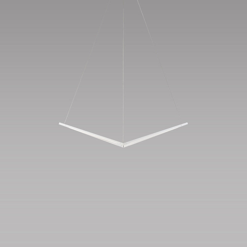 z-bar bird pendant, matte white, led, koncept lighting
