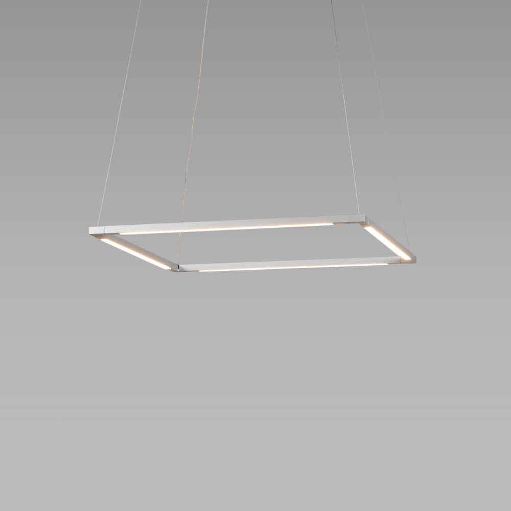 z-bar pendant, square, 24", LED, Koncept Lighting