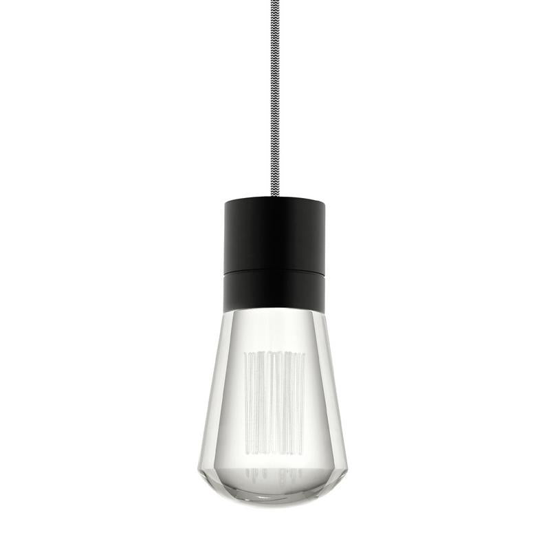 Alva Pendant - Black - Black and White Cord - Tech Lighting