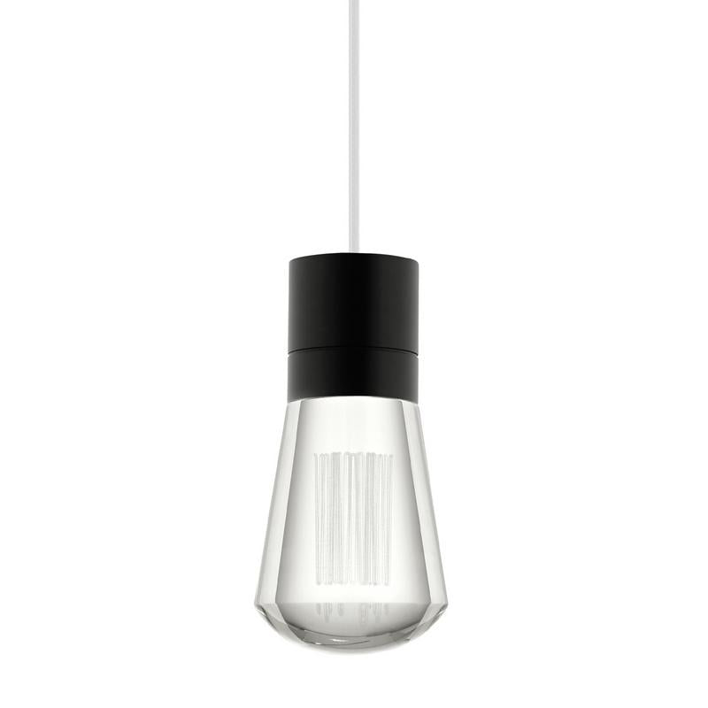Alva Pendant - Black - White Cord -Tech Lighting