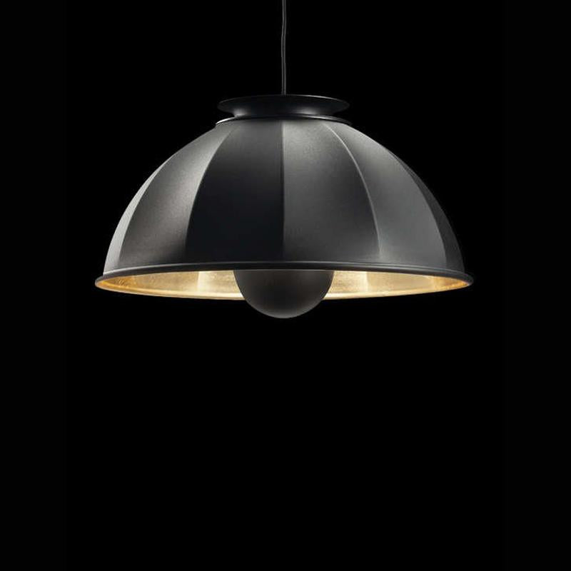 CUPOLA67 Pendant - black shade with gold leaf interior, Venetia Studium, Fortuny Lighting