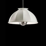 CUPOLA67 pendant - white shade with white interior, venetia studium, fortuny lighting