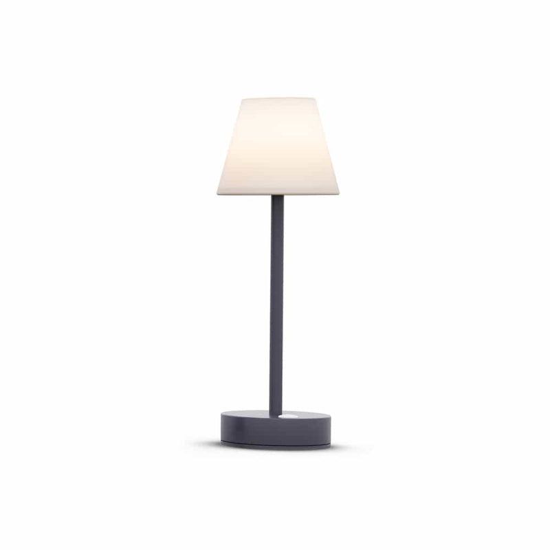 Add a vibrant touch with Lola Slim 30, Newgarden's top-selling table lamp, available in numerous colors.