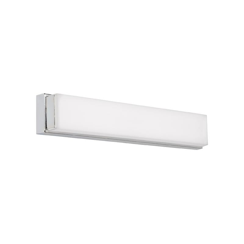 sage 25 inch bath/wall sconce in chrome from tech lighting